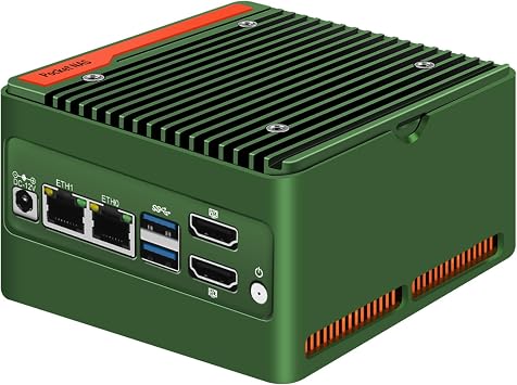 N150 X86-P6 Mini PC N100 Upgrade, 4x M.2 NVMe NAS Mini Desktop Computer with 2x i226-V 2.5GbE LAN, DDR5 Micro PC Barebone NO RAM/SSD/OS, 2-Display, WiFi7/BT5.4 Expandable
