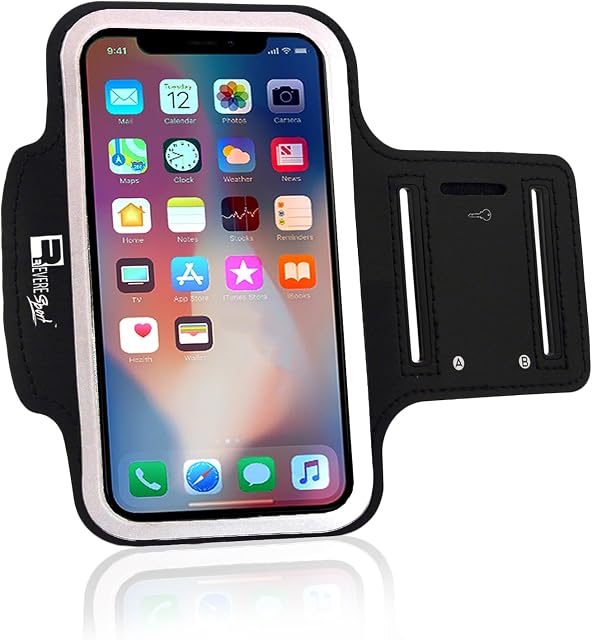 Premium Armband for iPhone 11 with Face Recognition Access. Sports Arm Phone Case Holder for Running, Exercise, Gym Workouts
