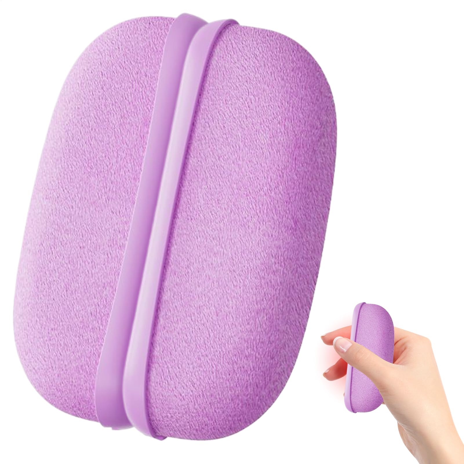 Scaldamani elettrico, scalda mani magnetico a 3 temperature, ricaricabile tramite USB, per inverno, freddo, sport all'aperto, campeggio, escursionismo, sci, golf, lavoro, donne, bambini, Natale