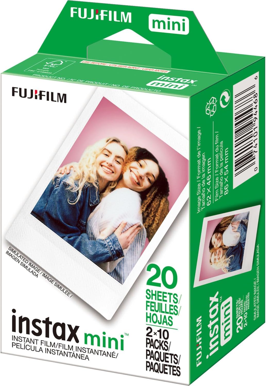 FUJIFILM INSTAX MINI 13 Instant Film Camera | Dreamy Purple Bundle | with Instax Mini Film | 20 Exposures + 4 Pack AA Batteries + Mini Album, Borders, Stickers & Clips + Cleaning Cloth (5 Items) 9 71DTsJMoNBL. AC SL1500