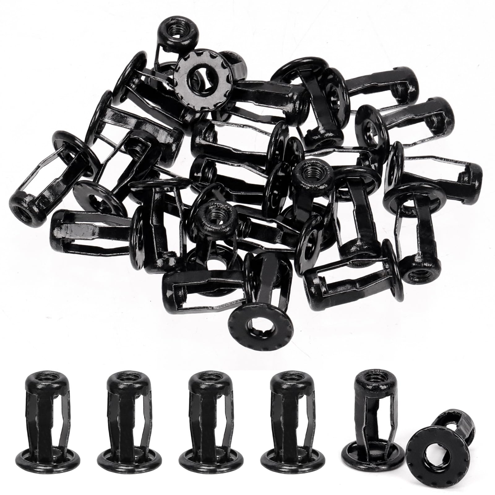 Mardatt 25Pcs M4 Jack Nuts Assortment Kit