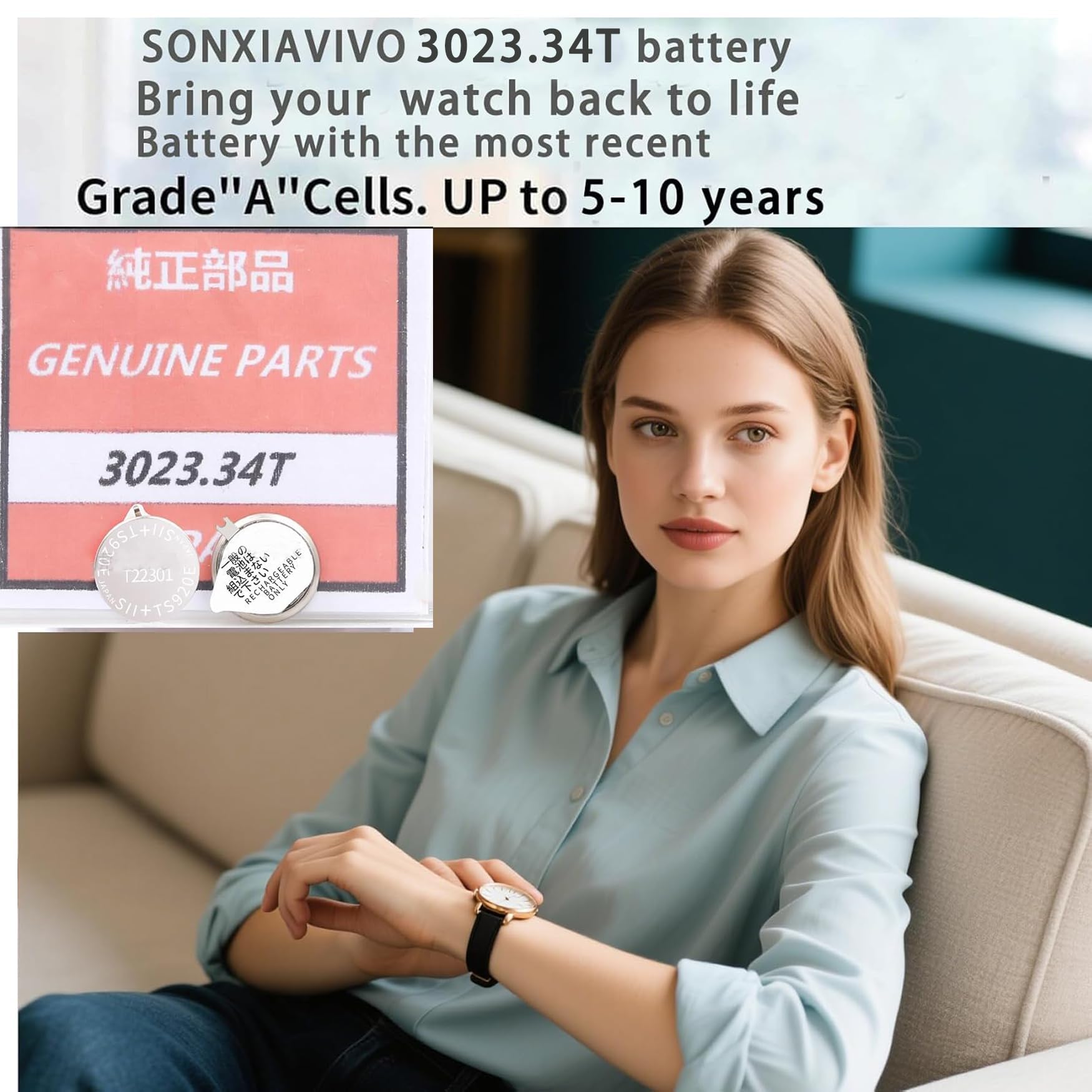 Condensatore Per Orologio Solare Seiko | Ricambio Batteria Per V172 V174 V175