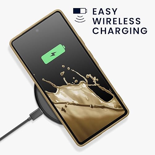 Miniatura 5 de kwmobile Funda compatible con Google Pixel 7a - Funda protectora delgada de TPU para teléfono - Acabado mate suave - Gris pardo