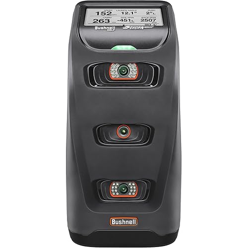 Bushnell Launch Pro Simulator Bundle – Portable Launch Monitor with FSX Play Gold Subscription, Projector, Enclosure & Turf for Indoor or Outdoor Use