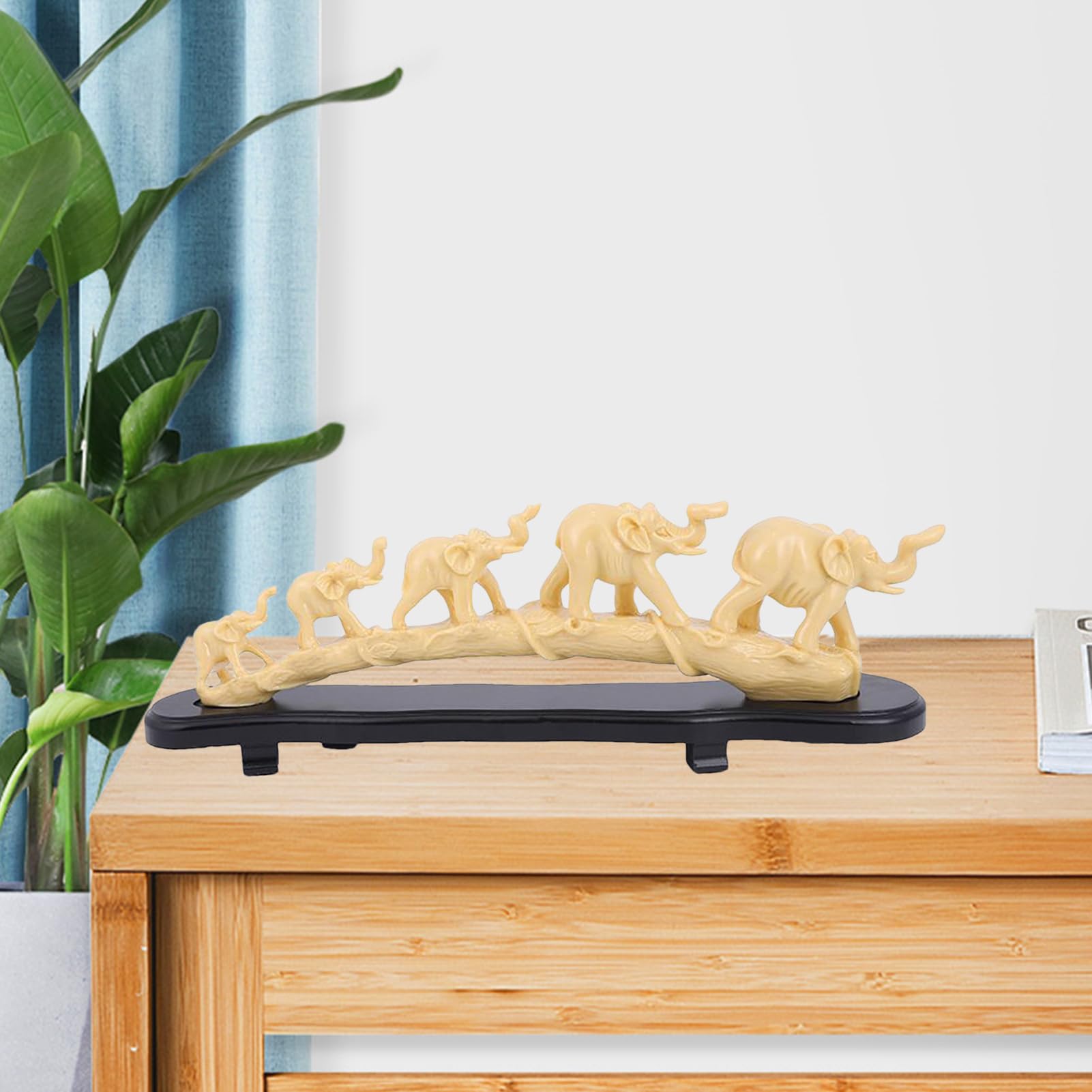 Elefanten Wohndeko Harz Tier Sammlerfigur Skulptur Deko | Elefantenfigur Statue Schreibtisch Bücherregal Flur Wohnzimmer Schlafzimmer Zuhause Flur Bücherregal Zuhause Feiertag