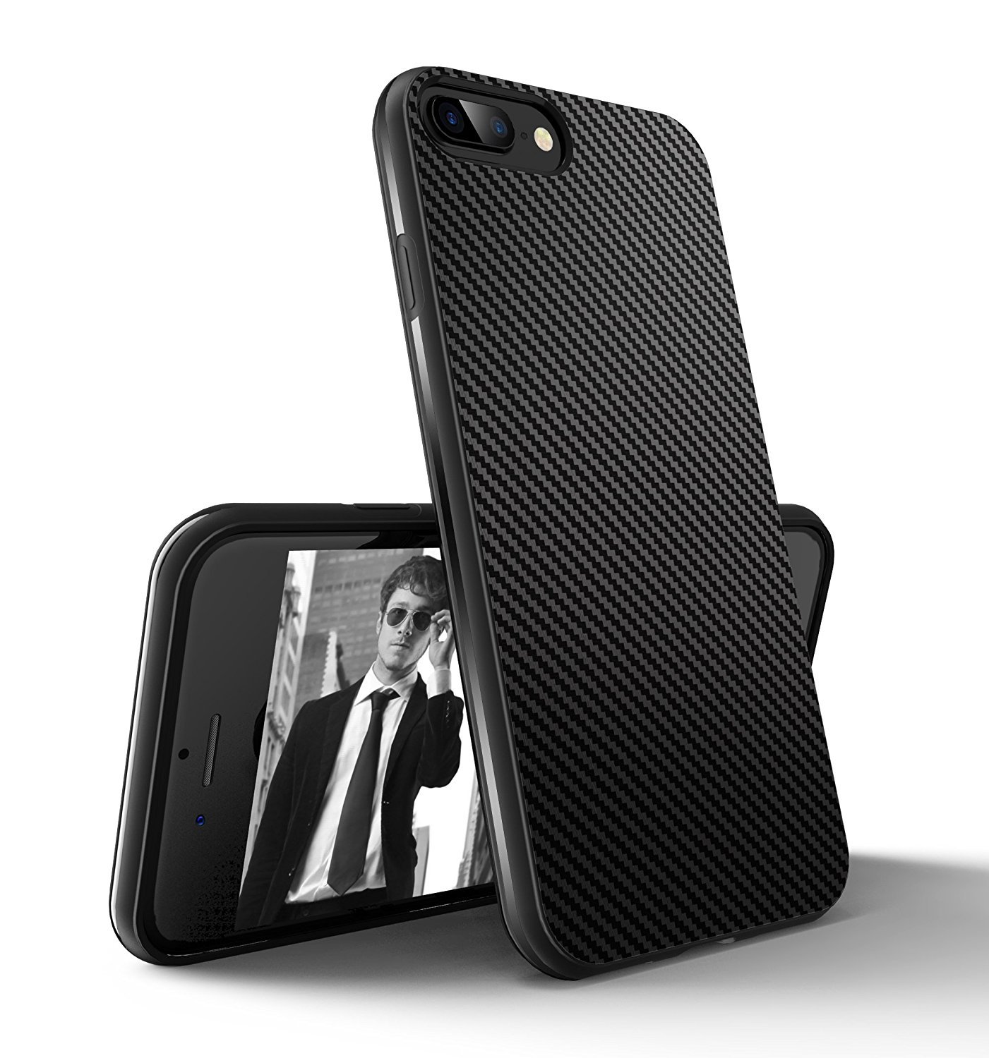 Custodia IPhone 11 Effetto Carbonio - Sottile E Flessibile In TPU Silicone - Antigraffio E Antiurto - AVANA