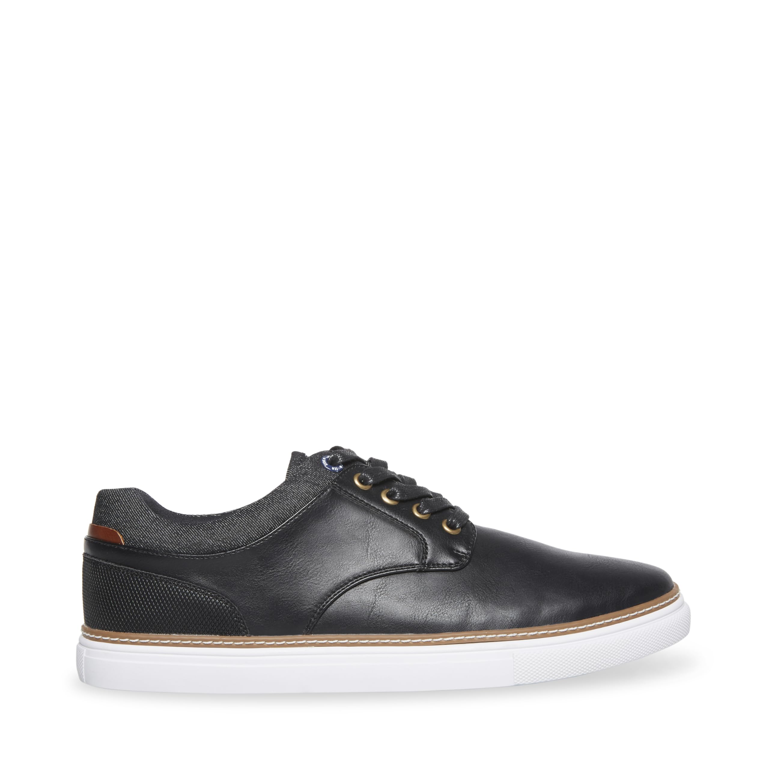 Steve Madden Gully-s, Oxford Hombre, Black, 40 EU
