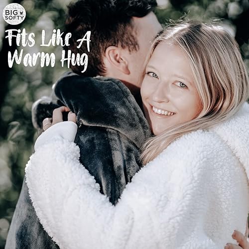 Miniatura 8 de Trekki Sudadera con capucha de gran tamaño, manta con capucha para hombres y mujeres con cremallera, cómoda manta de forro polar con capucha para