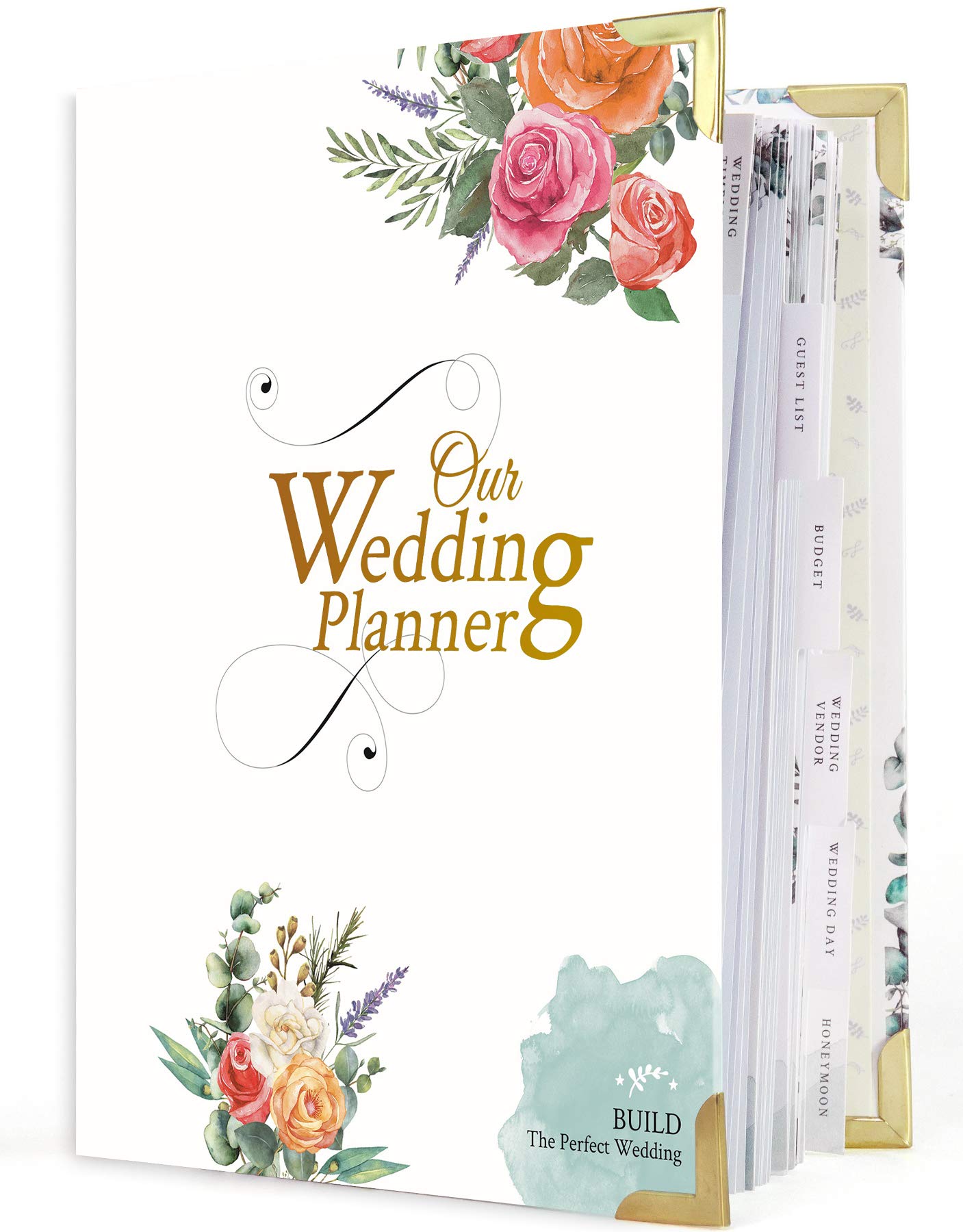 KLLWedding Planner Book and Organizer for the Bride| Engagement Gifts with Souvenir Box| Bride to be Gifts for Her| with Checklists, Pocket, Calendar, Budget Planning, Guest List