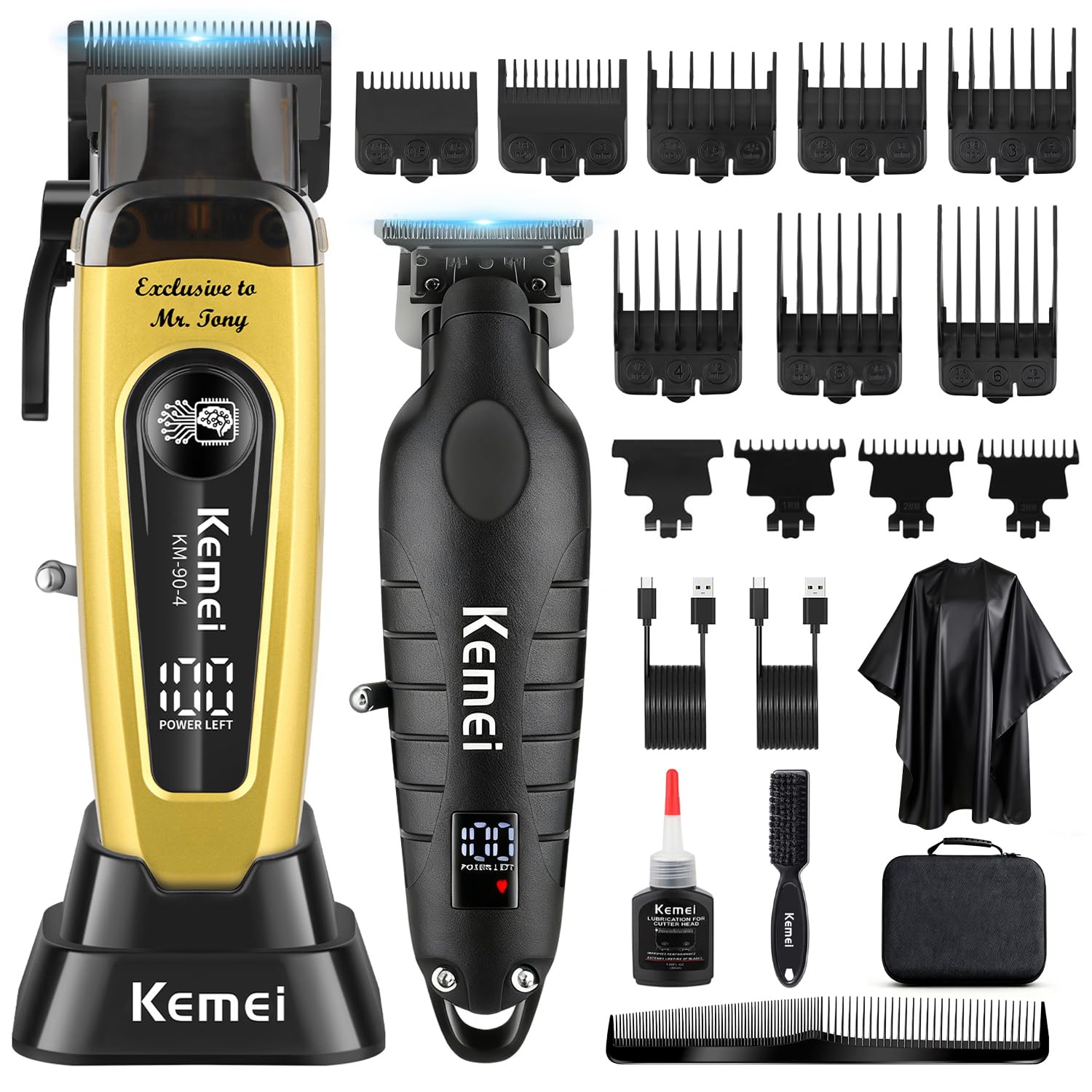 Amazon.co.jp: KEMEI プロ仕様 バリカン トリマー 男性用 コードレス
