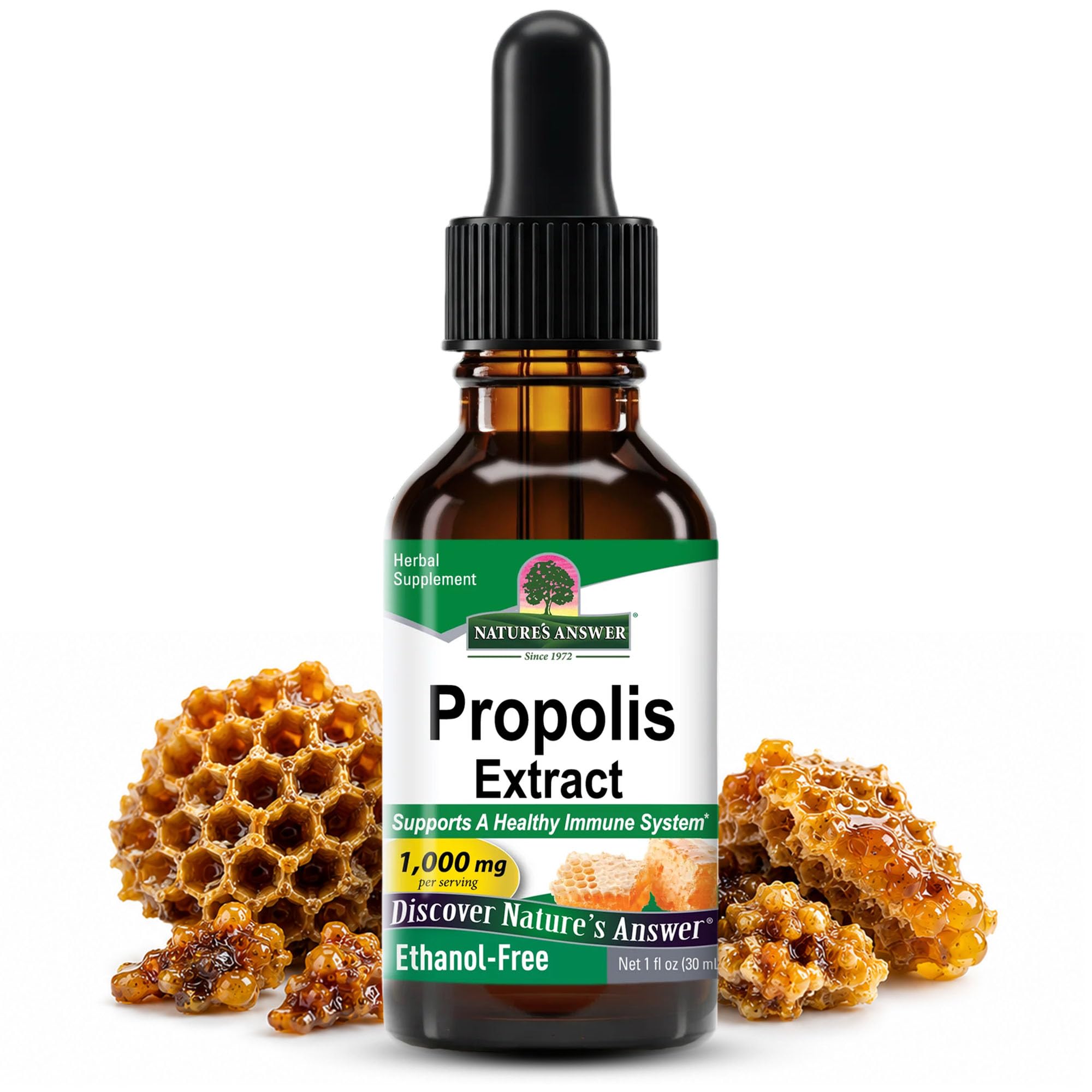 Nature's Answer Alcohol-Free Propolis Resin Extract, 1 fl oz, Concentrated