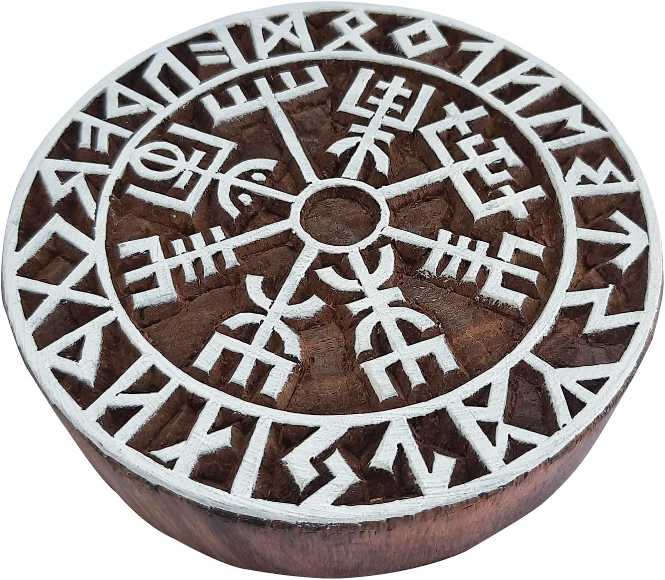 Royal Kraft Wooden Printing Block - DIY Henna Fabric Textile Paper Clay Pottery Stamp ESIBHtag010