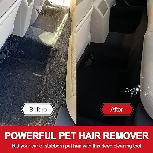 Miniatura 4 de Removedor de pelo de mascotas, removedor de pelo de perros y gatos, limpiador de pelusas, herramienta de eliminación de piel, raspador portátil de