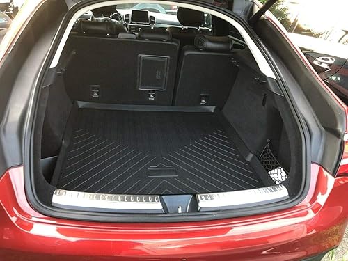 Miniatura 3 de Tapete de maletero para Mercedes-Benz Clase GLE Coupé 2016-2019 – Tapetes resistentes a la intemperie para maletero de automóviles con borde elevado