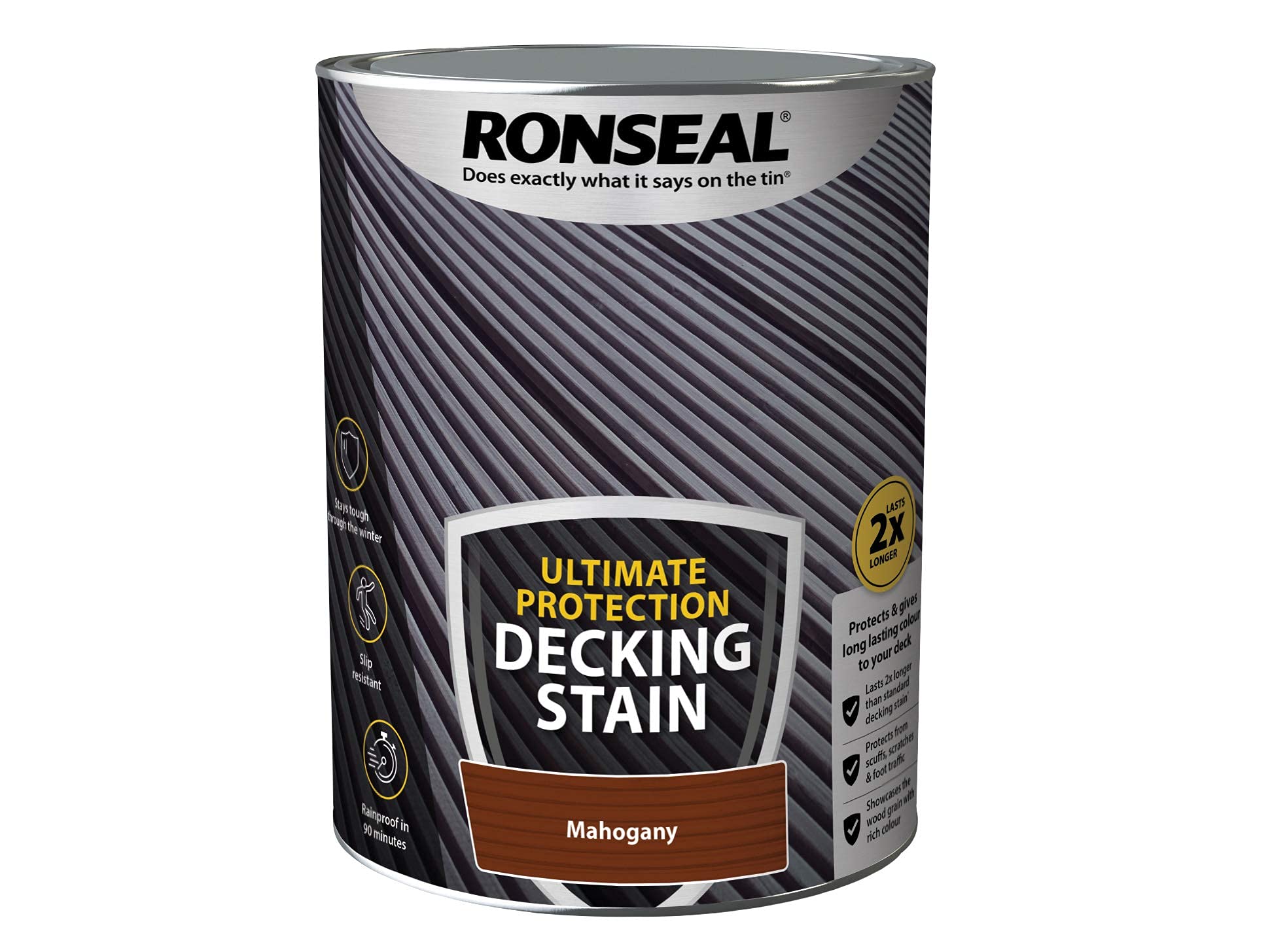 Ronseal Ultimate Protection Decking Stain - Mahogany 2.5L 5054809972148