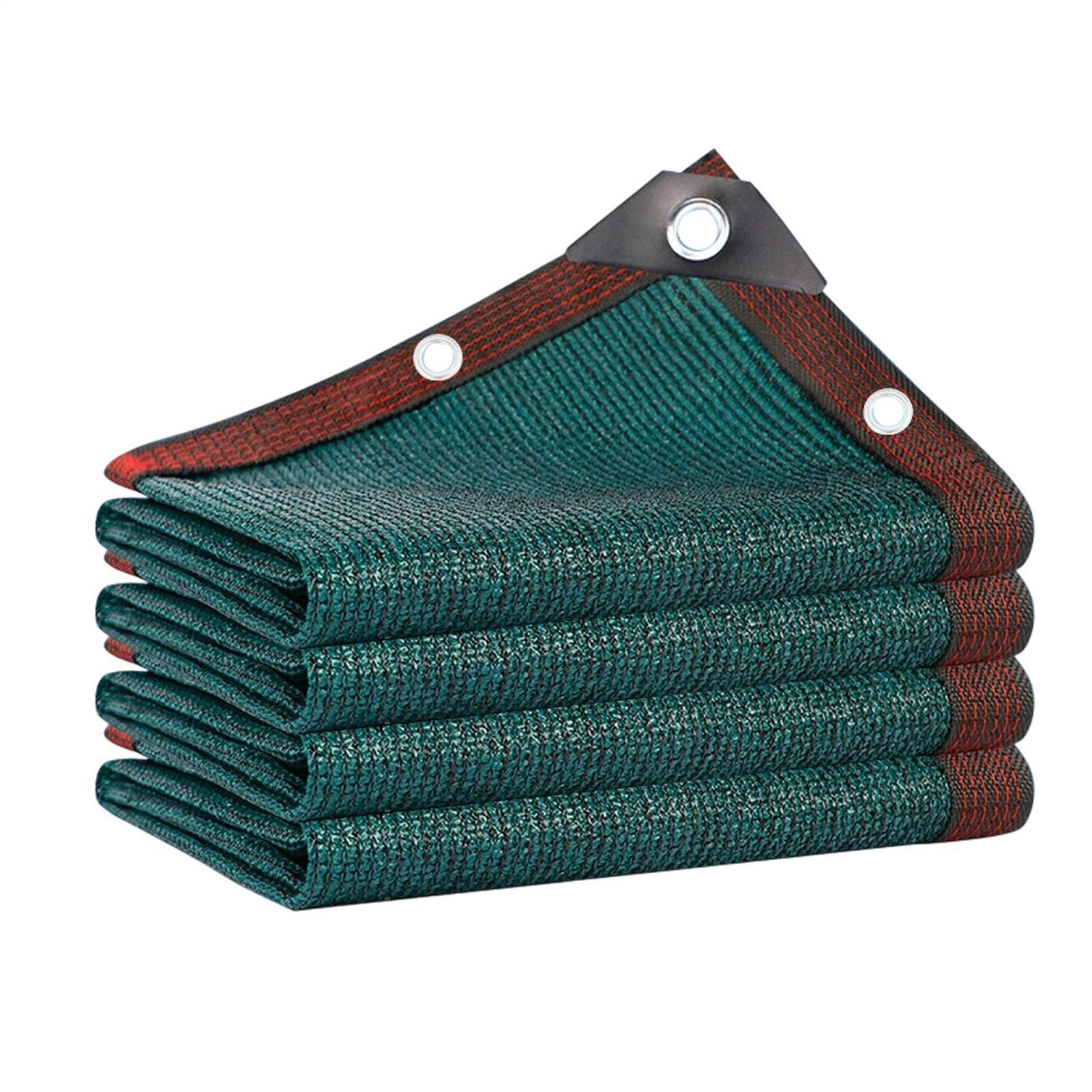 Malla de Sombreo para Plantas Protección UV Reforzada con Ojales | Cubreplantas Sombra Solar Para Verduras Frutas Parterres Invernadero Patio Patio Trasero Balcón Exterior Granero