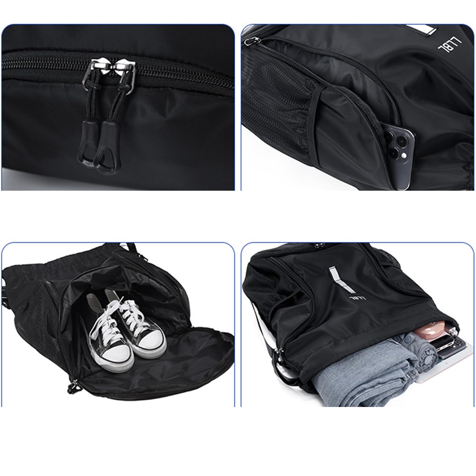 Zaino sportivo di grande capacità Borsa da calcio con coulisse zaino borsa sportiva borsa da palestra zaino borsa da basket
