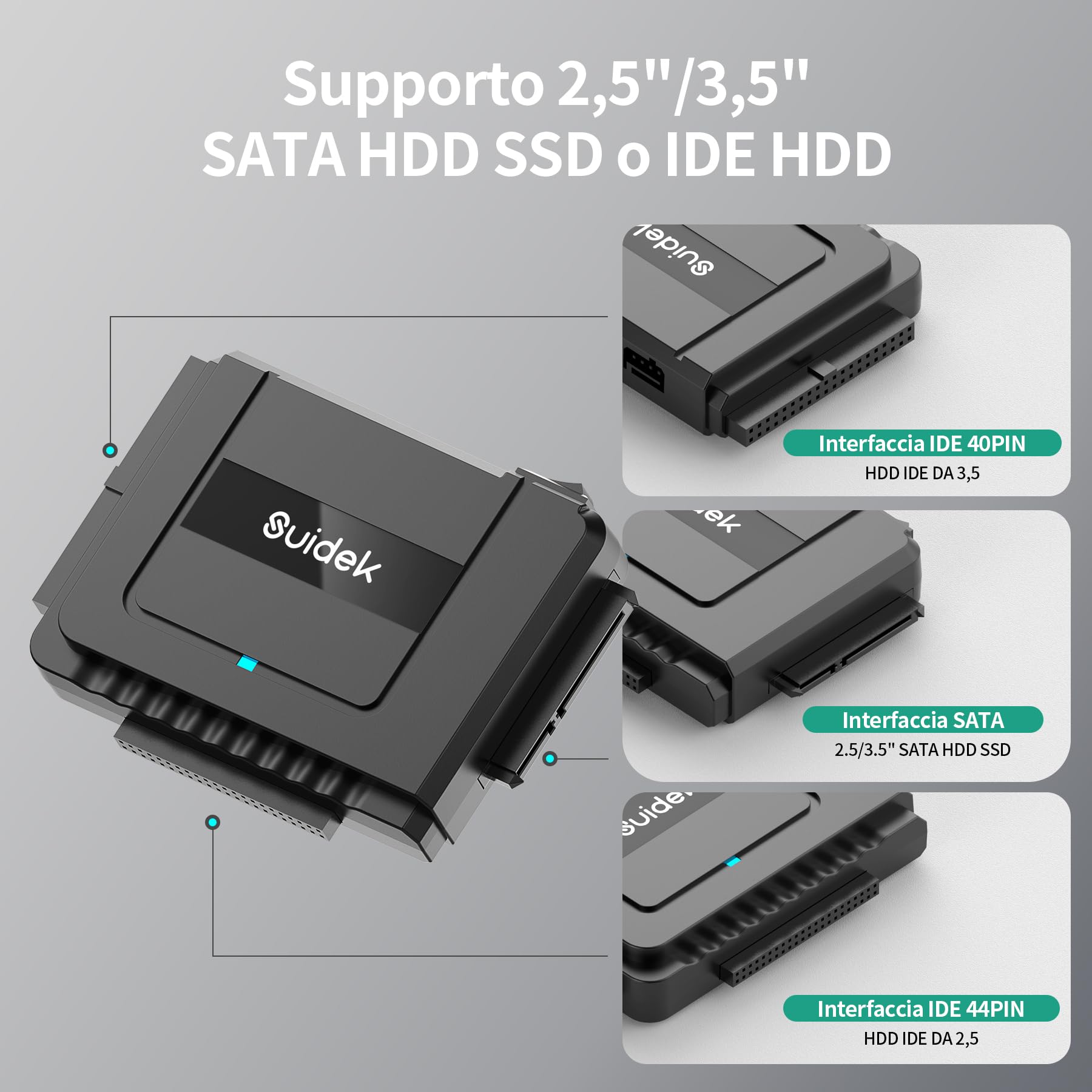 USB Convertitore IDE per Dritti Esterni fino a 35