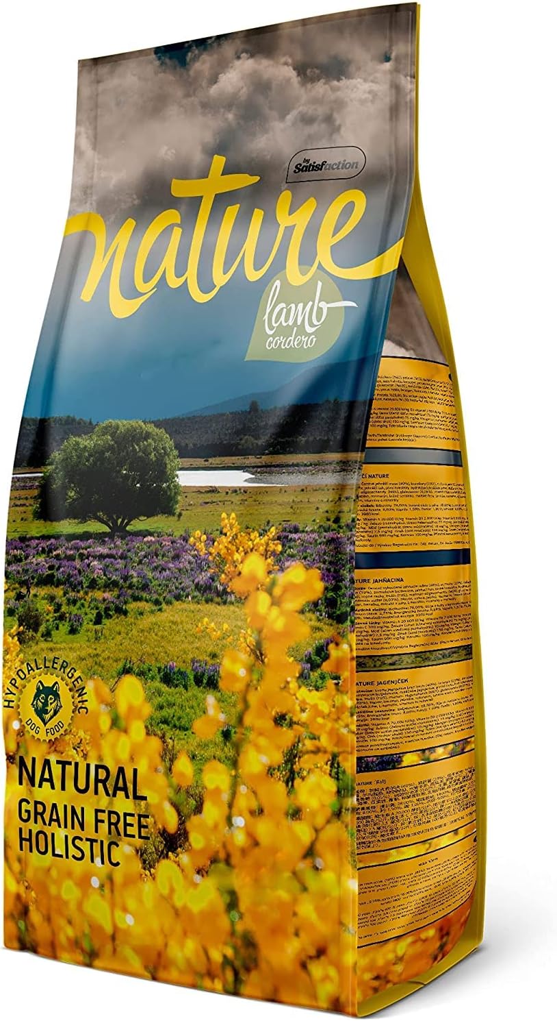 Nature by Satisfaction - Pienso para perros con cordero y patata - 12 kg
