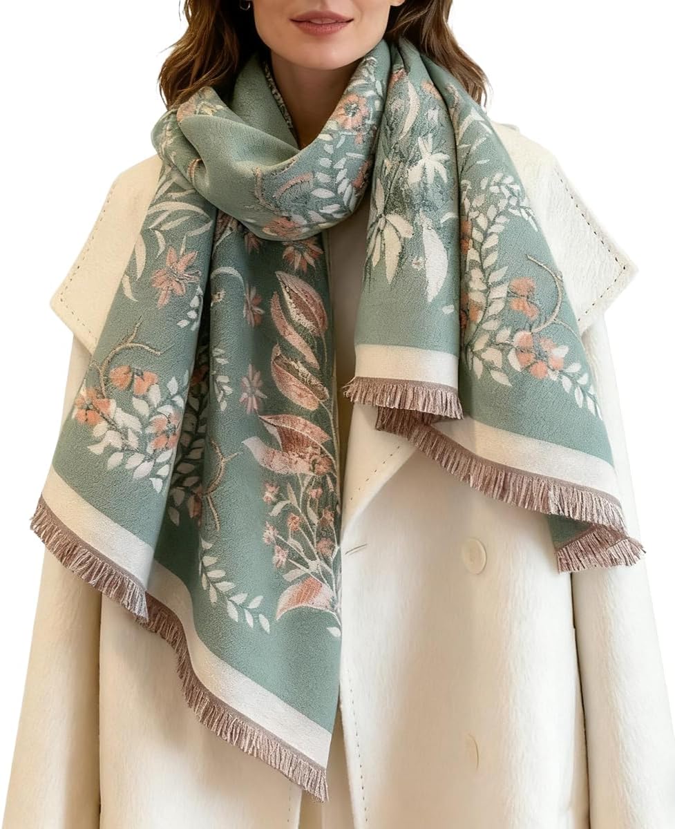 ENGLUCK Scarf for Women Winter Warm Shawl Large Oversized Scarves Wraps Fashion Blanket Pashmina Shawl