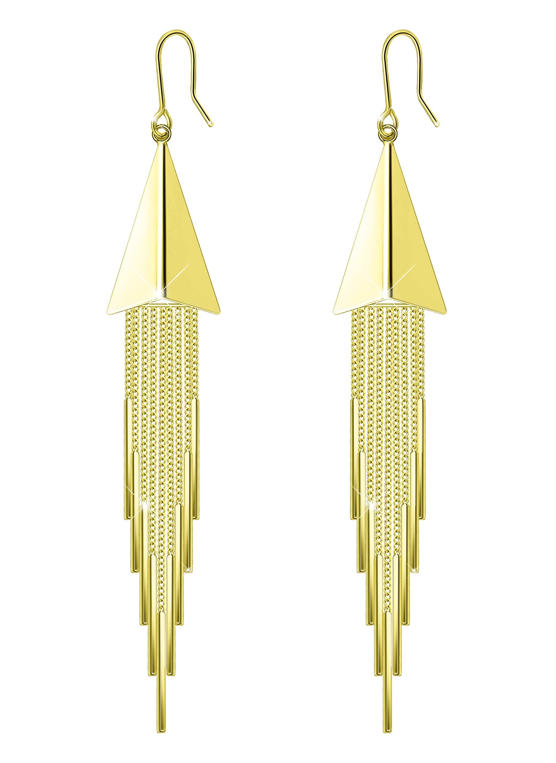 Pendientes Elegantes Borlas, Cuentas, Cristales Pendientes Elegantes Borlas, Cuentas, Cristales