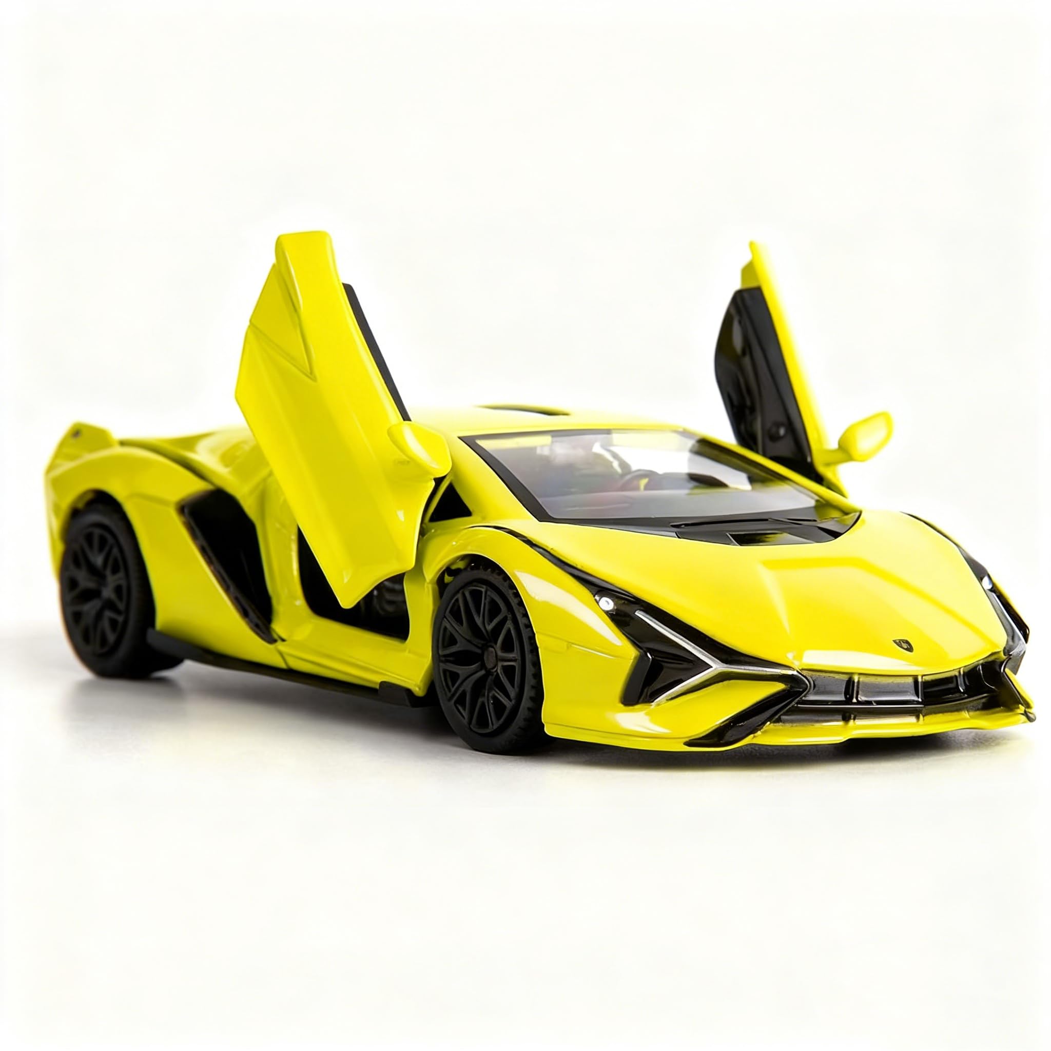 RMZ City 1/36 Scale Lamborghini Sián FKP37 Casting Car Model, Zinc Alloy Pull Back Vehicles Toy Car for Toddlers Kids Boys Girls Gift
