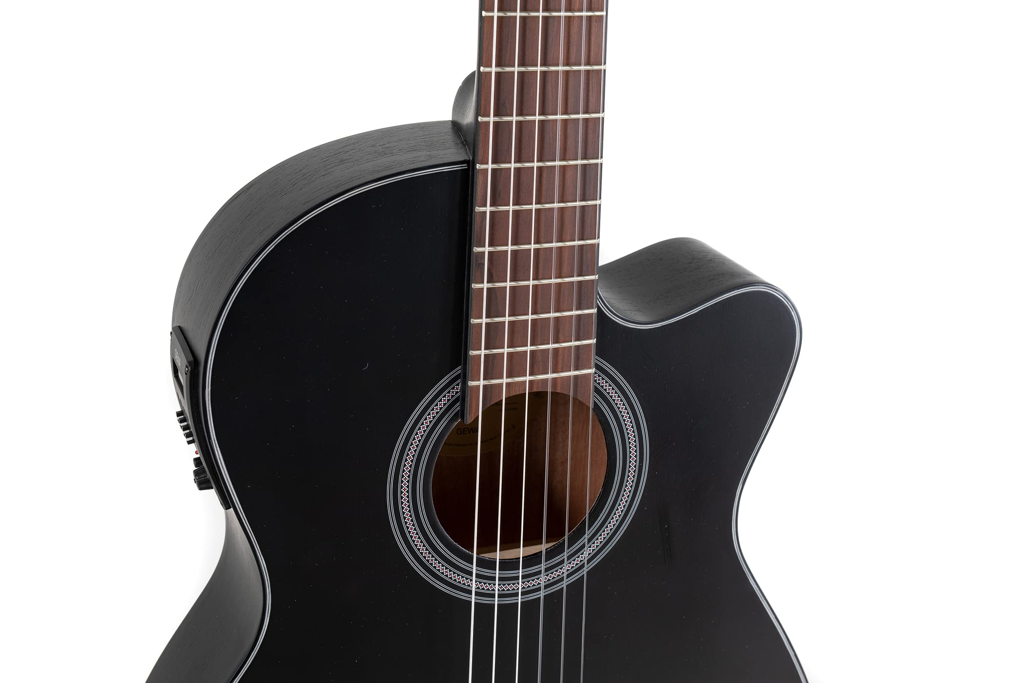 Gewa VG500166 Chitarra Classica Elettroacustica Student Cedar Nera