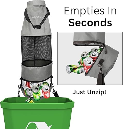 Miniatura 3 de Bolsa de basura para botes, tela Oxford de malla 600D duradera, cremallera inferior y lavable, ideal para barcos, kayaks, cámperes, caravanas y más