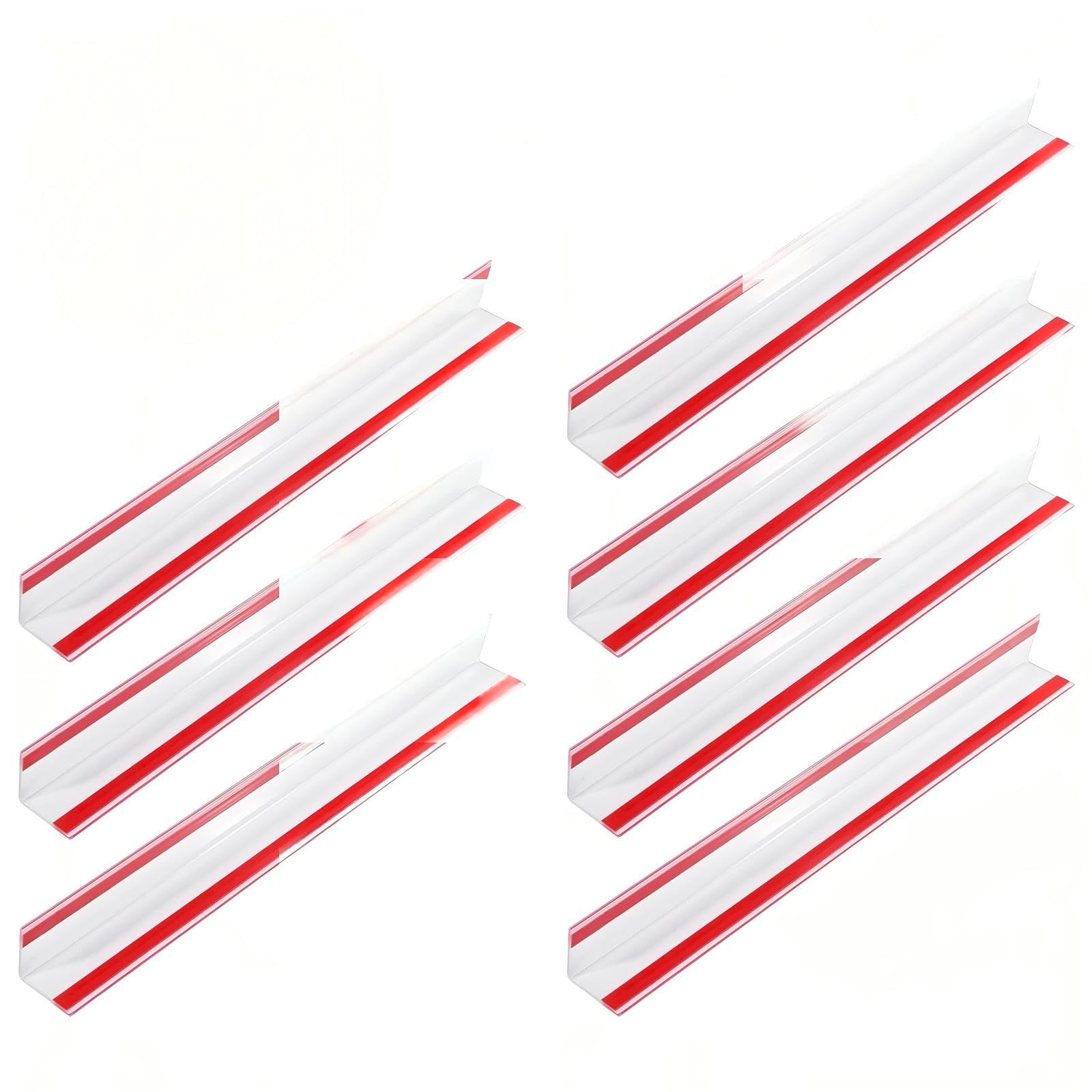 Photo 1 of (2 Pack) CONCHLERY 7 Pcs Self-Adhesive PVC Wall Corner Protectors Clear Corner Guards & Edge Protector for Furniture Door Cover Sharp Furniture, 15.7x1.57 inch