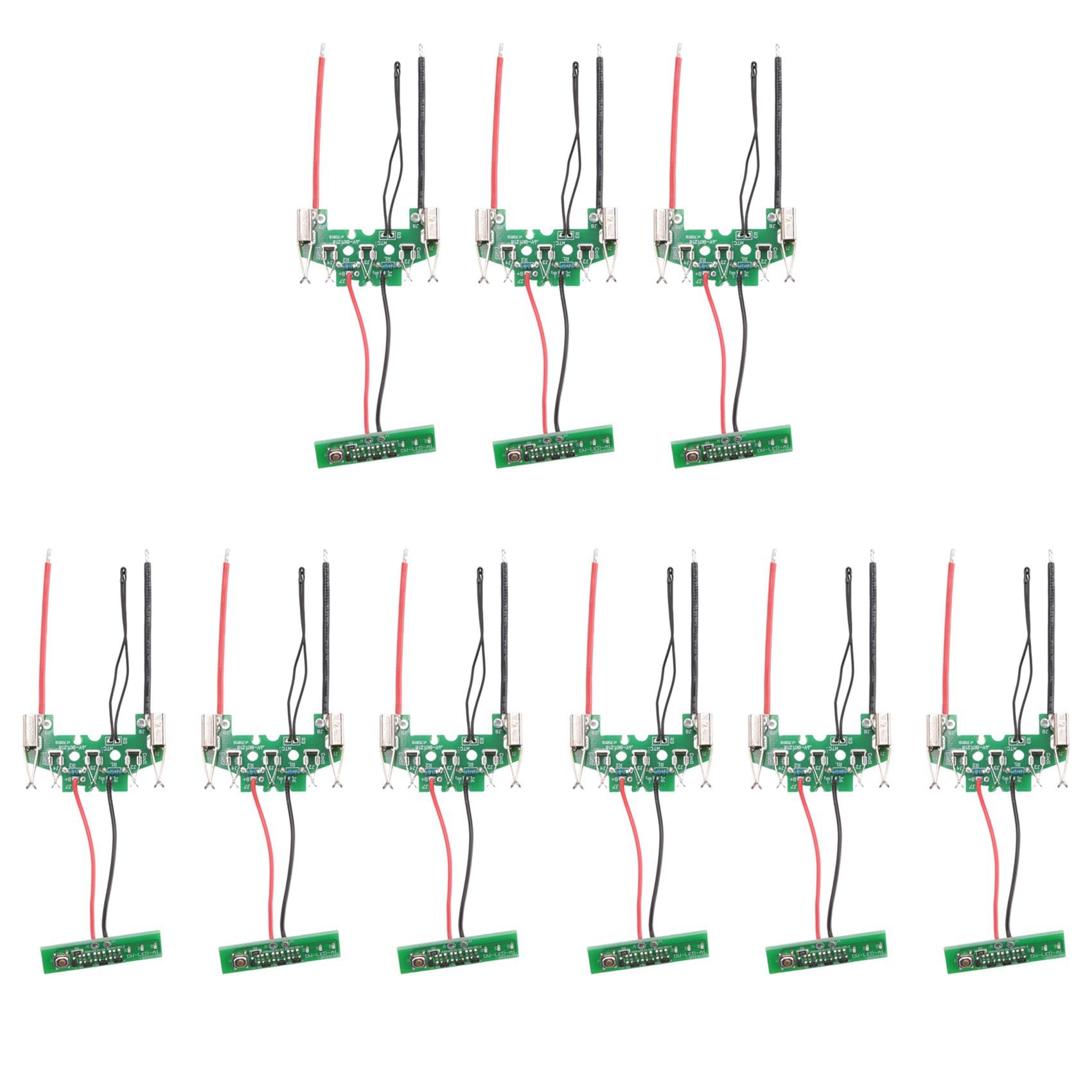 9Pcs BAT610 18V Lithium-Ion Battery PCB Charging Protection Circuit Board for 18V Li-Ion Battery