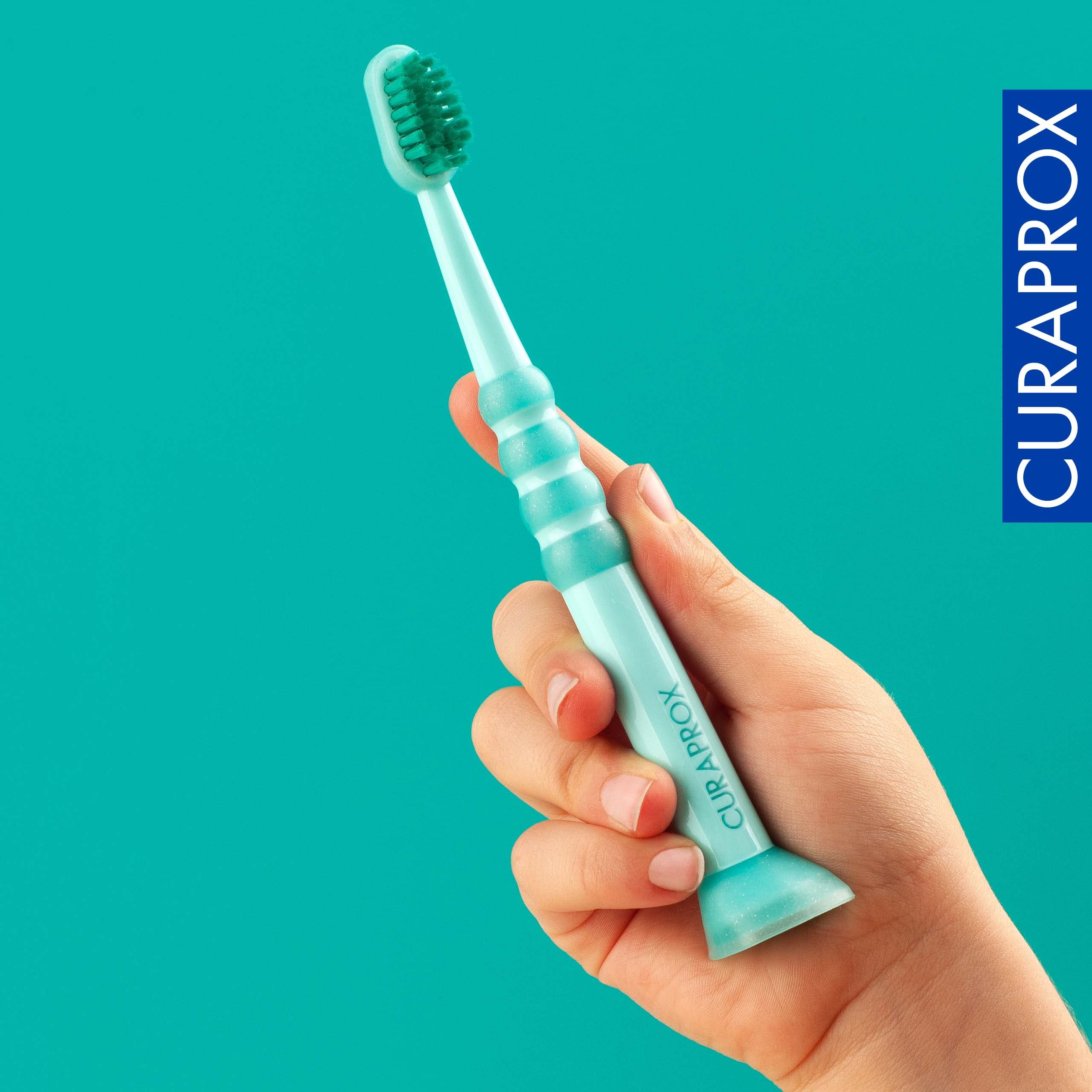 Curaprox Baby Toothbrush - for Toddlers and Infants, Green-green - Image 4