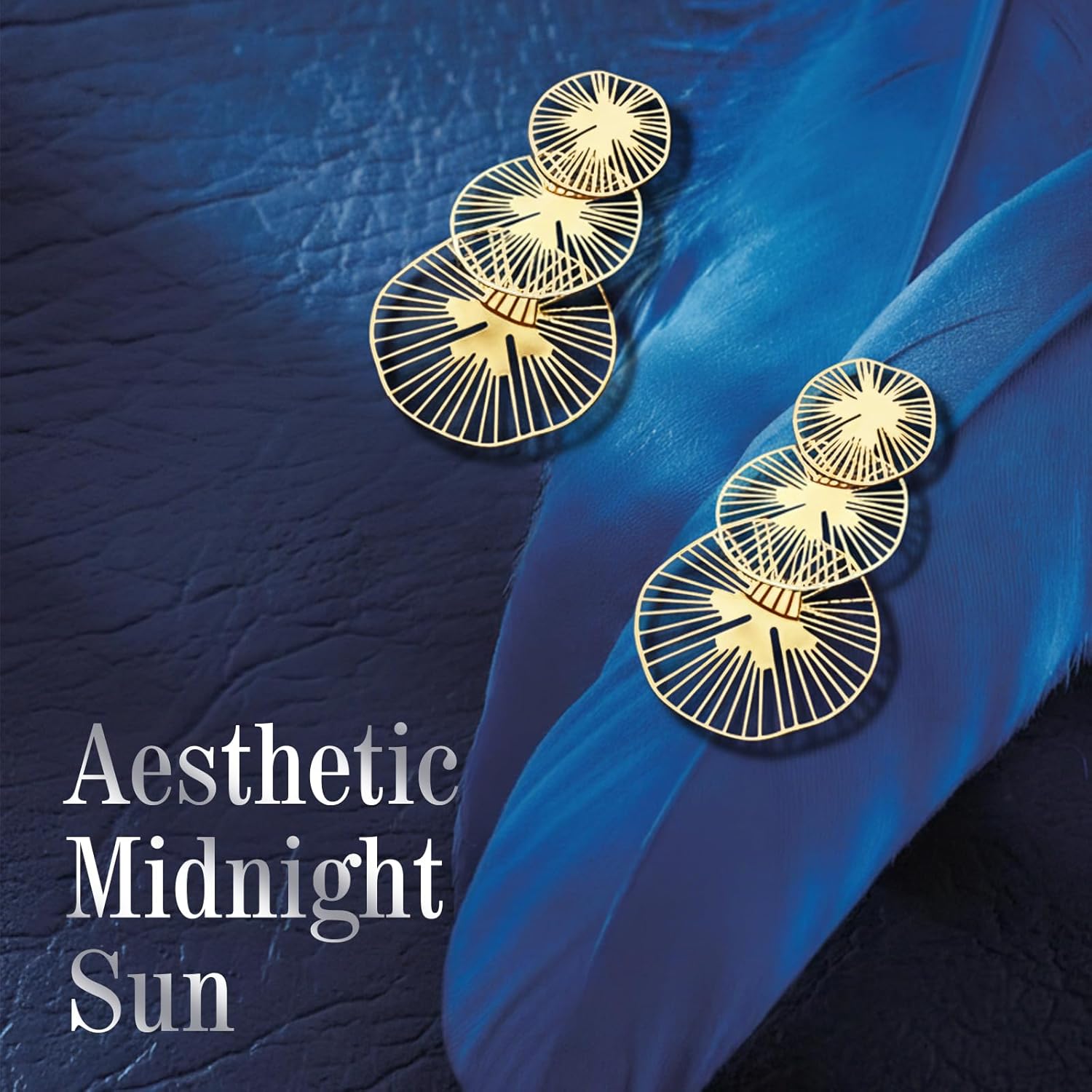 Stylish Disc Dangle Earrings for Women Lightweight Geometric Drop Earrings Statement Earrings Hypoallergenic Perfect for Round and Square Face Easy to Wear for Daily and Special Occasions - Image 3