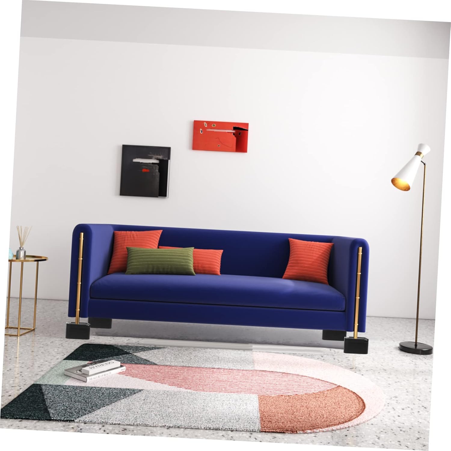 Luxshiny 1set Adjustable Bed Risers Heavy Duty Furniture Supports for Sofa Couch Table and Chair Stable and Safe Lifting Pads for and Home Use