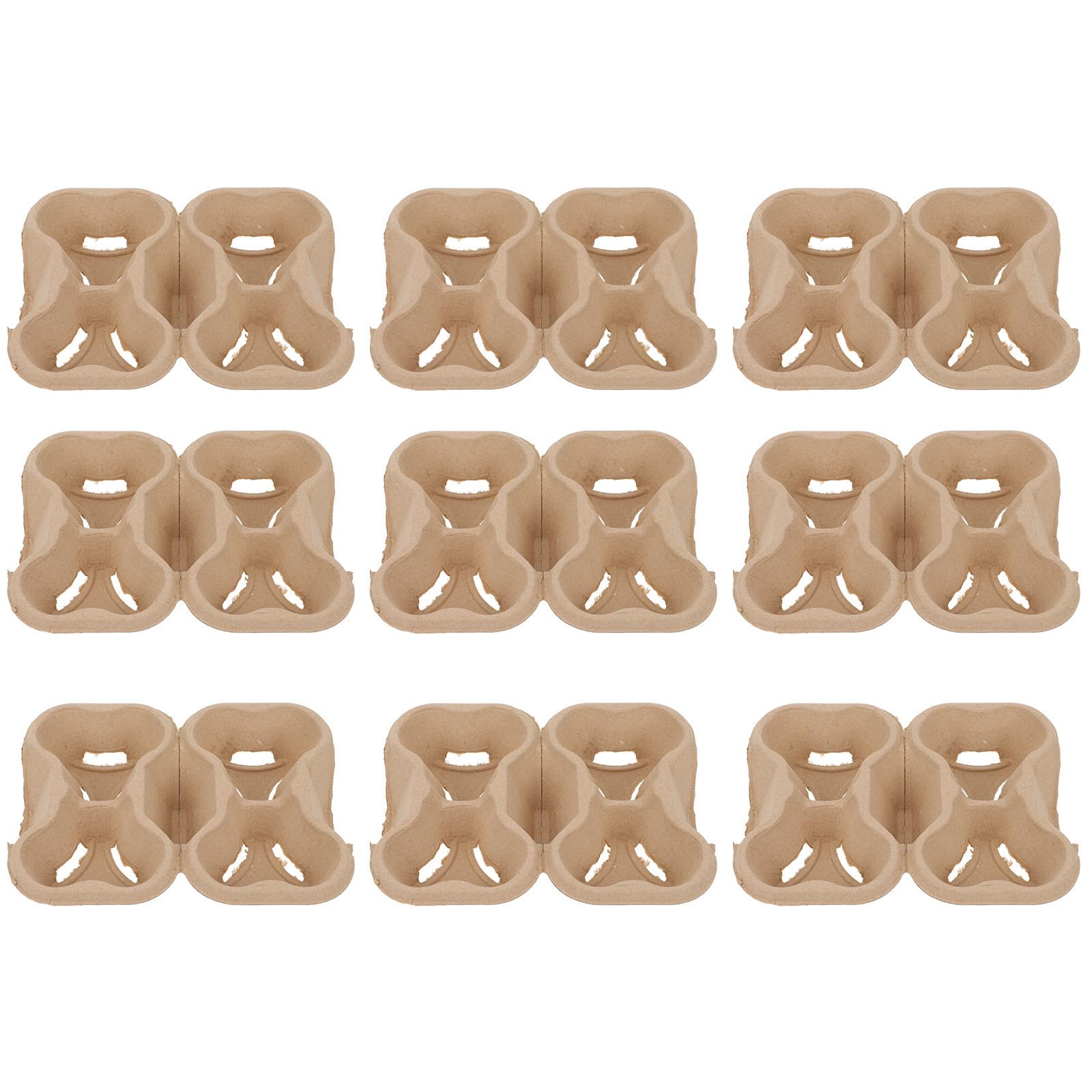 Supports à tasse en carton lot de 20 porte-gobelets jetables pour boissons