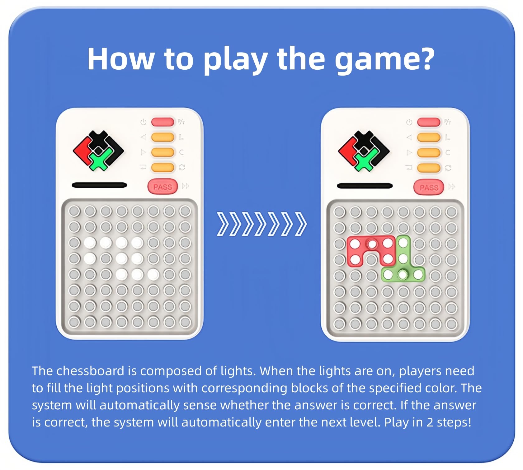 CZT Súper Bloque Consola de Juegos de Rompecabezas 1030 Niveles de Juego Laberinto Pensamiento lógico Máquina de Juegos Juguetes para niños/Adolescentes Regalos para niños/niñas/Estudiantes