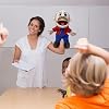 Jeffy Puppet Plush Toy Doll,Mischievous Funny Puppets Toy with Working Mouth,Soft Hand Puppet for Play House, for Halloween