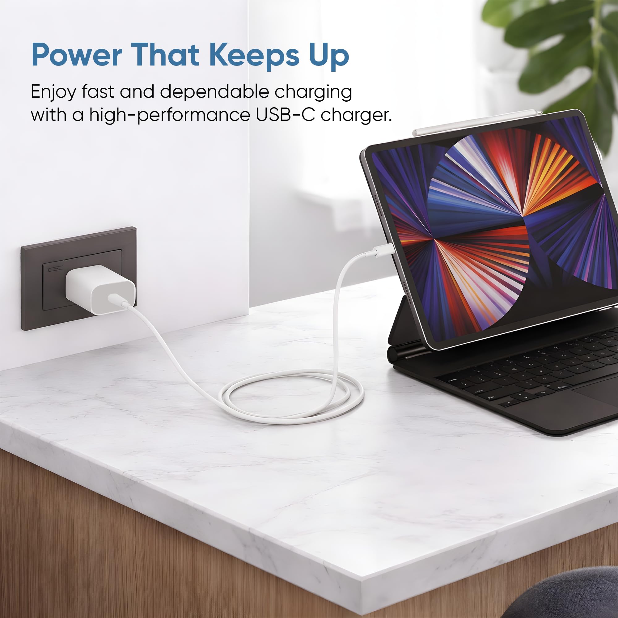 KARWAN 20W USB-C Charger - Fast iPhone iPad Airpods -6