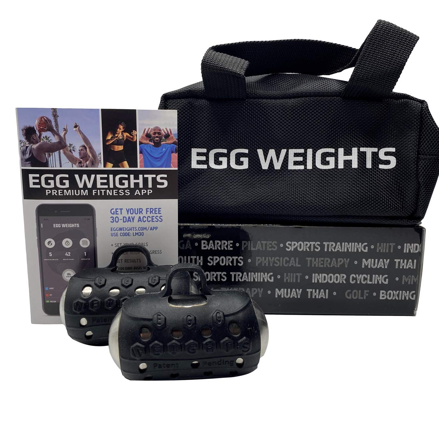Egg Weights EGGWEIGHTS Cardio Max Fitness OvalShaped RecycledMetal