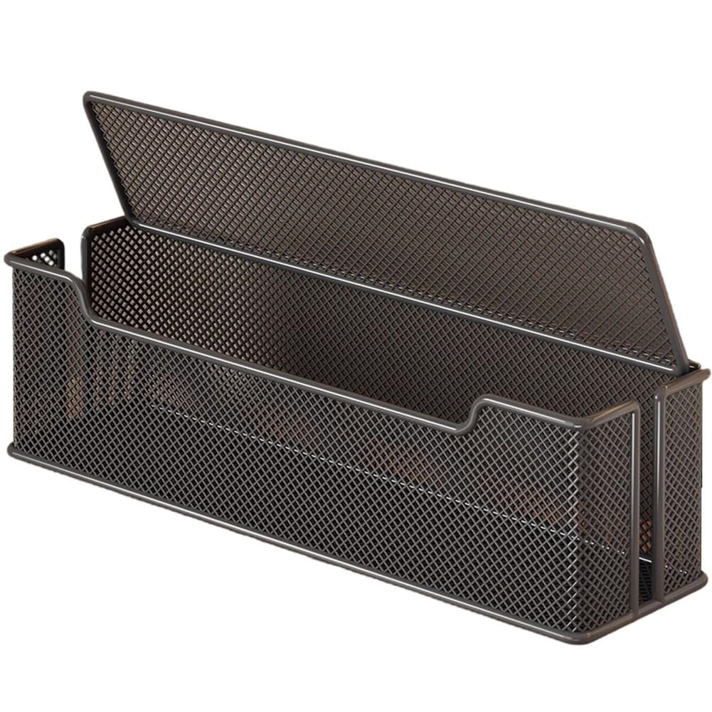 Jnchdghwa As Shown Cable Management Box Metal Mesh Cord Holder, Desk Organizer For Cords, Usb Hub System