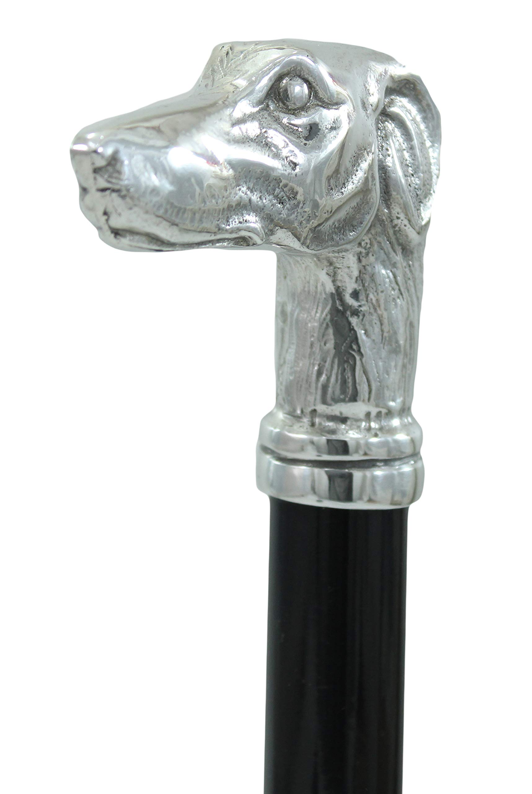 CAVAGNINI Bastón para perro o galgo, regalo para personas mayores, elegante, macizo, hecho a mano en Italia