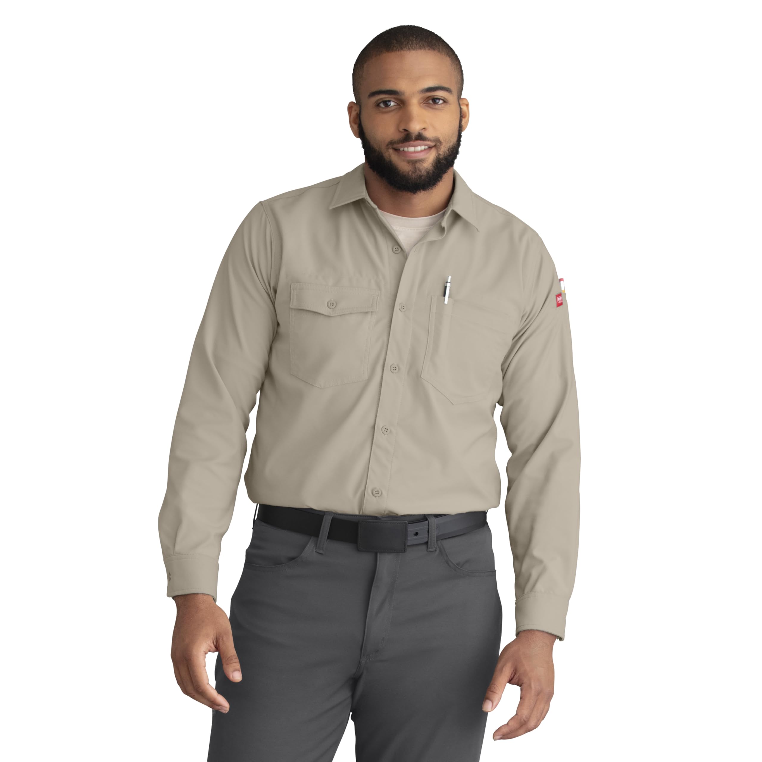 Red Kap Men's Cooling Long Sleeve Work Shirt