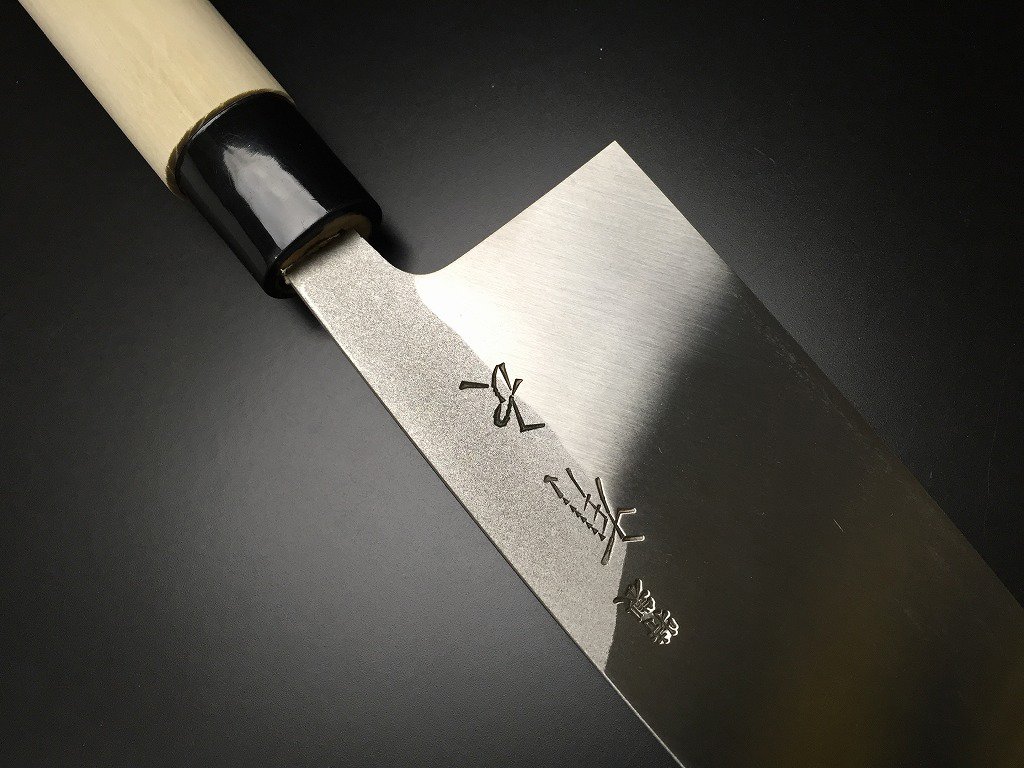 Amazon | 有次 包丁 ARITSUGU 薄出刃 180mm 白鋼3 築地 柄 名入れ