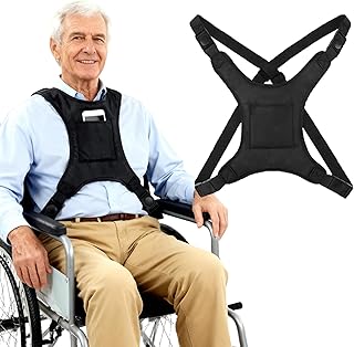 Cinto abdominal de segurança para cadeira de rodas com fivela cinto de segurança para cadeira de rodas ajustável suporte de cadeira de rodas para idosos (preto)