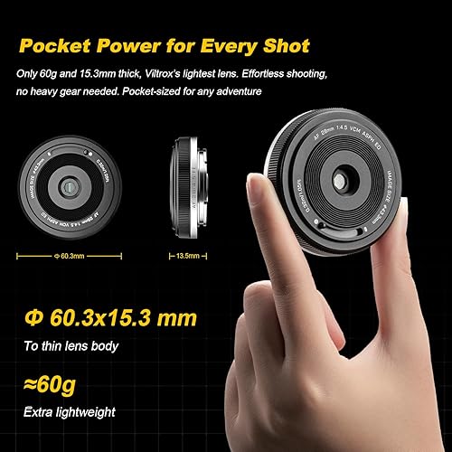 Vista 14 de Viltrox AF 1.102 in F1.8 FE - Lente de fotograma completo para Sony E-Mount, color negro
