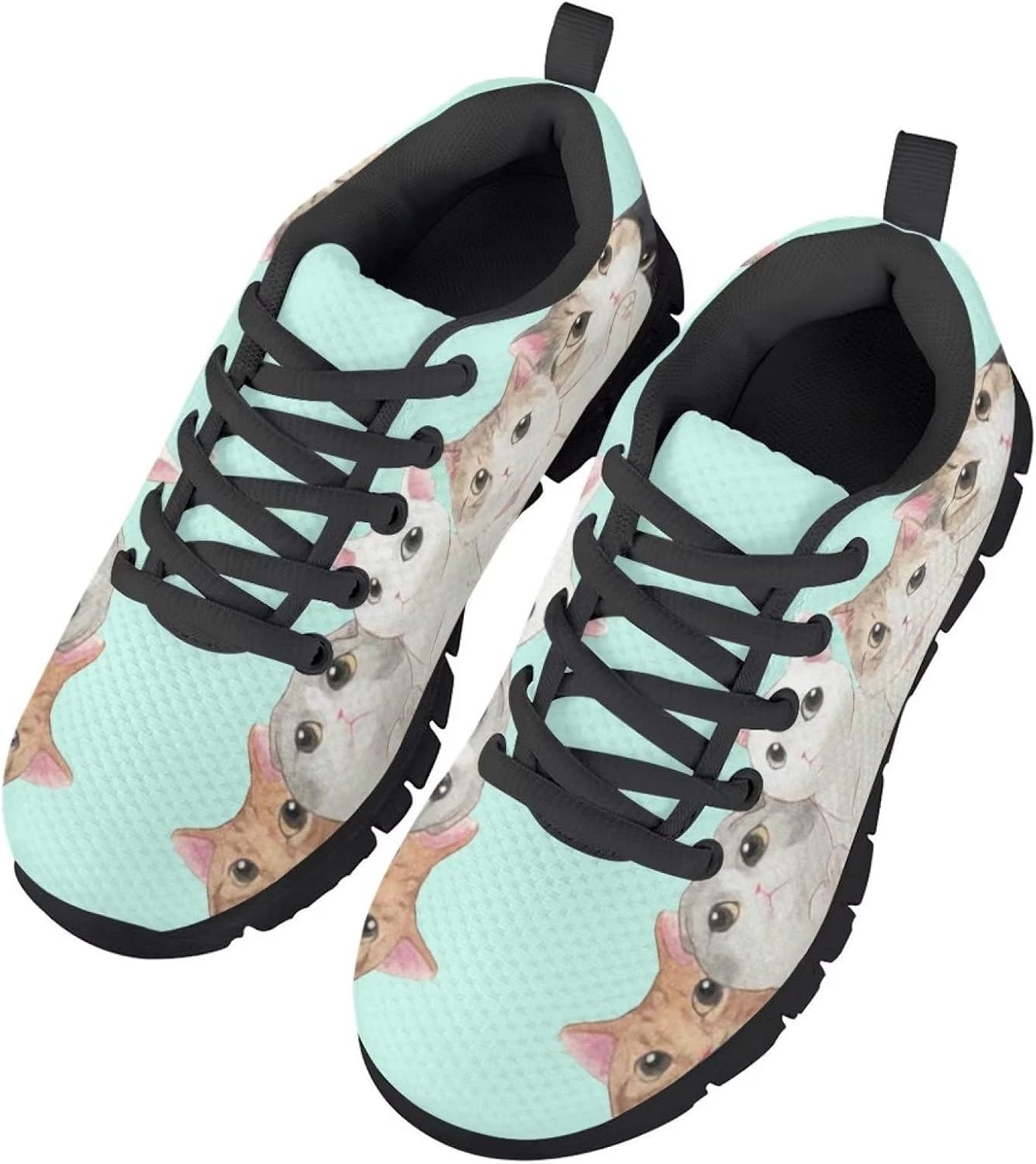 Yzaoxia Little/Big Kids Tennis Shoes for Girls Breathable Mesh Sneakers Lightweight Running Shoes Size 11-3