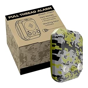 Alarma Perimetral - Alarma de Seguridad Personal 120dB Impermeable,Sirenas de Seguridad para Defensa Nocturna Exterior Montañas Wilderness - Preparacion Montañas Exteriores Propiedad
