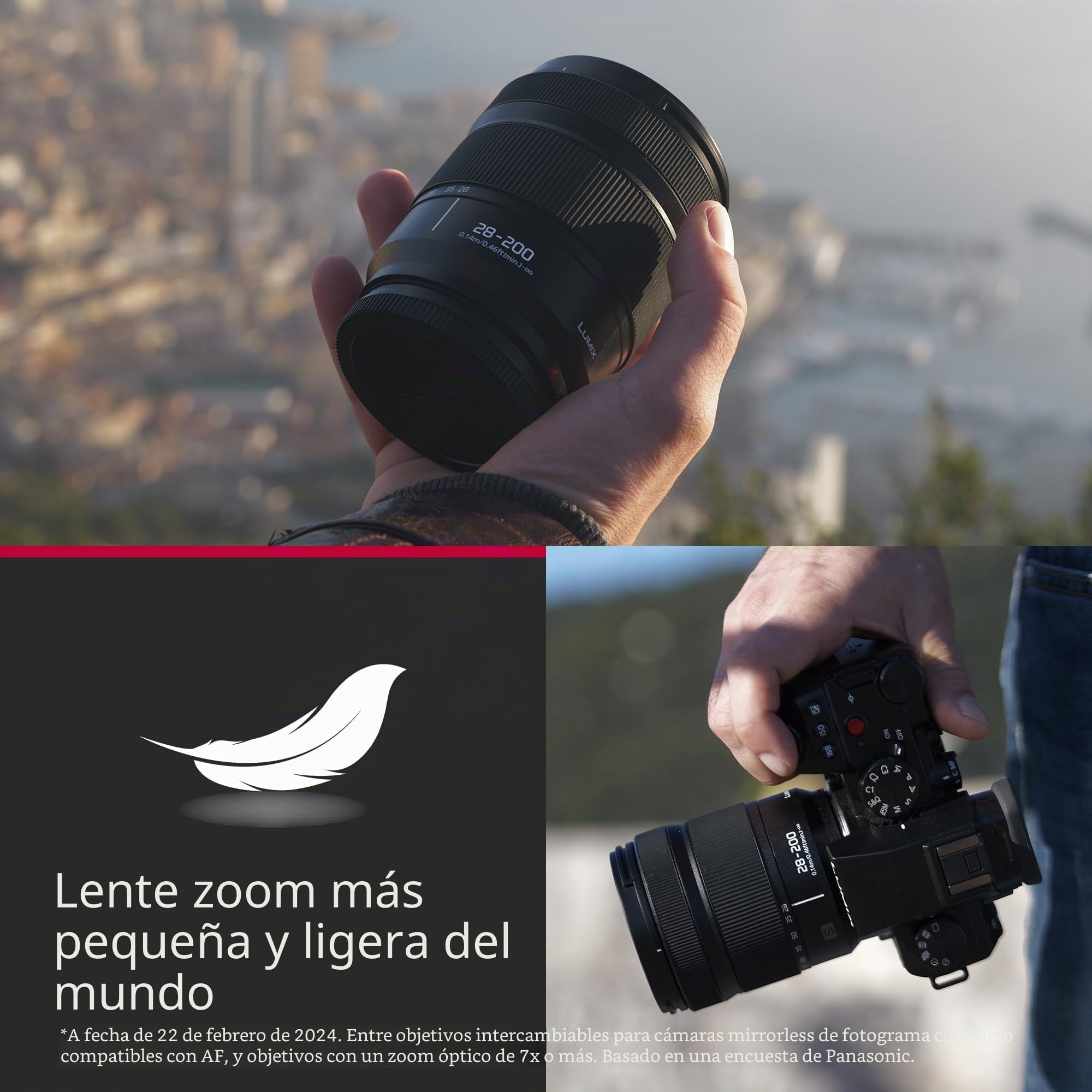 PANASONIC Objectif Lumix S 28-200mm f/4.0-7.1 Macro
