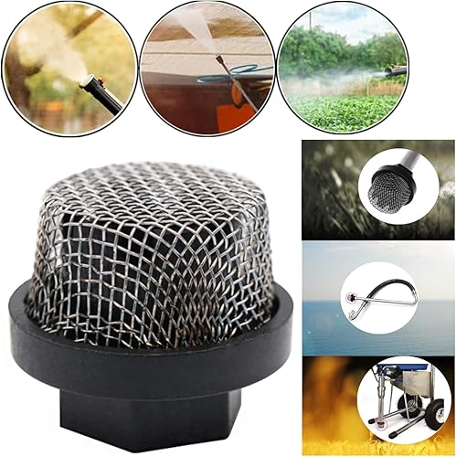 Miniatura 2 de Malla de filtro 246385 para pistolas de pintura sin aire 390 Ultra 395 495 y bombas de pintura Wagner Spraytech Titan, filtro de entrada UNF de 78