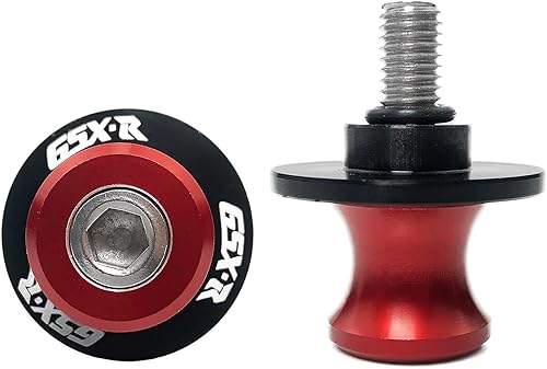 Miniatura 8 de 8MM M8 X 1.5 Motocicleta Basculante Sliders Carretes CNC Aluninum Swing Arm Stand Tornillos 2 unids para Suzuki GSX-R 600 GSX-R 750 GSX-R 1000