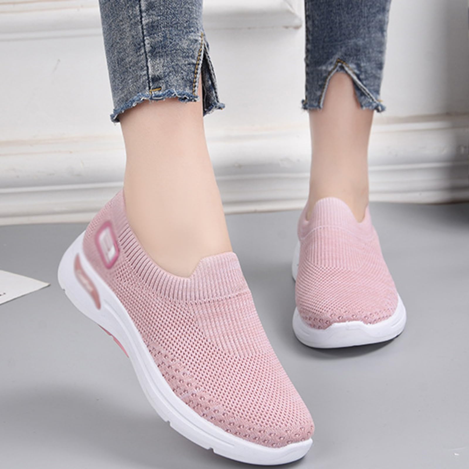 Scarpe Da Ginnastica Donna JingTa Con Supporto Plantare - Moda Ortopedica Per Fascite Plantare, Nere - 2
